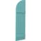 Ekena Millwork Americraft 4-Board (2 Batten) Wood Joined Board-n-Batten Shutters w/ Arch Top, ARW101BQ414X77PTH, PR ARW101BQ414X77PTH - alternate 6